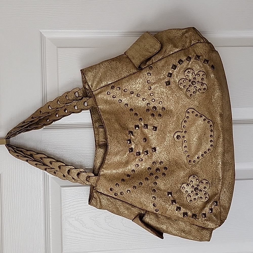 Aeropostale Gold Distressed Large Bag